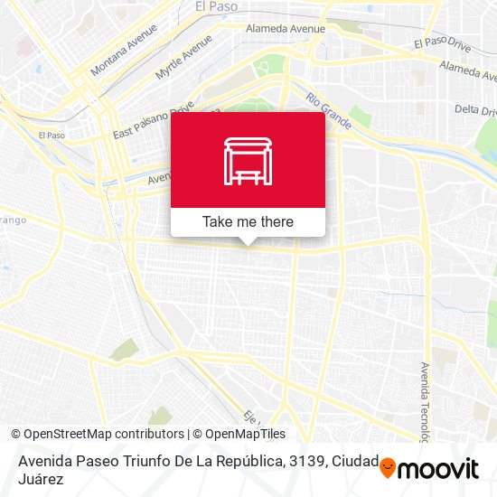 Avenida Paseo Triunfo De La República, 3139 map
