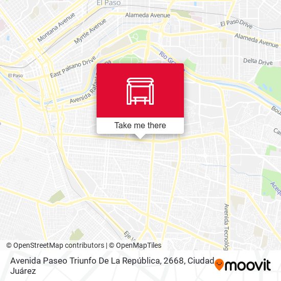 Avenida Paseo Triunfo De La República, 2668 map