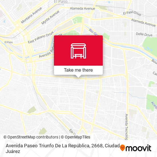 Mapa de Avenida Paseo Triunfo De La República, 2668
