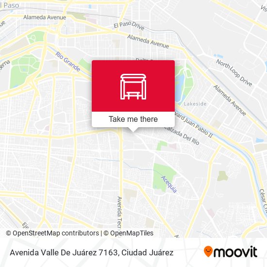 Avenida Valle De Juárez 7163 map