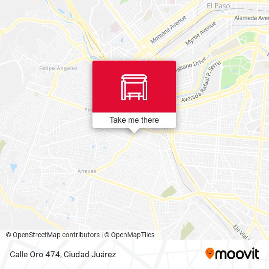 Calle Oro 474 map