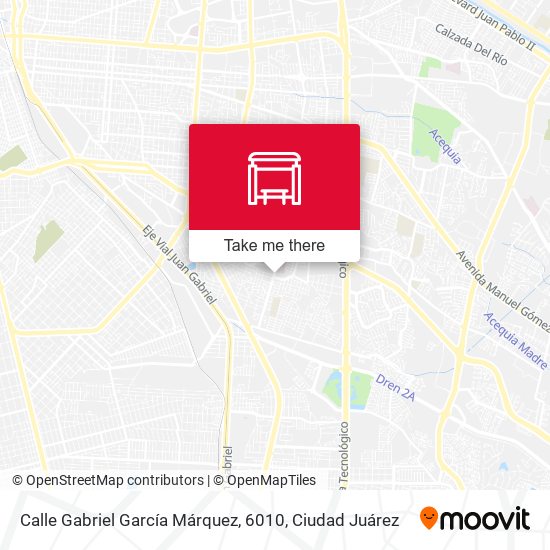 Mapa de Calle Gabriel García Márquez, 6010
