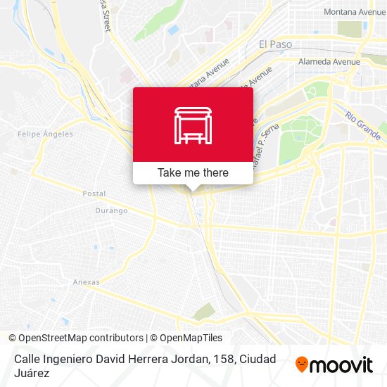 Mapa de Calle Ingeniero David Herrera Jordan, 158