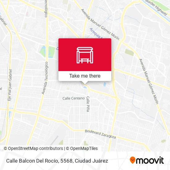 Mapa de Calle Balcon Del Rocío, 5568