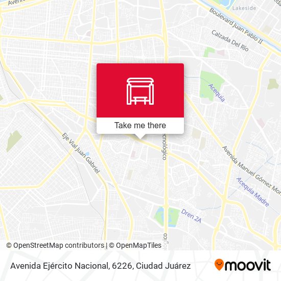 Avenida Ejército Nacional, 6226 map