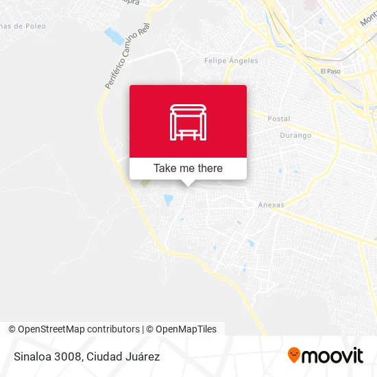 Mapa de Sinaloa 3008