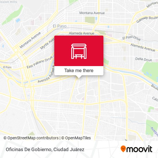Mapa de Oficinas De Gobierno