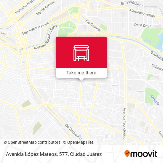 Avenida López Mateos, 577 map