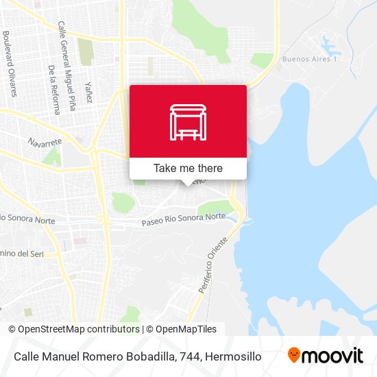 Mapa de Calle Manuel Romero Bobadilla, 744