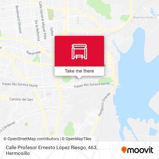 Mapa de Calle Profesor Ernesto López Riesgo, 463