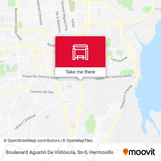 Boulevard Agustín De Vildósola, Sn-S map