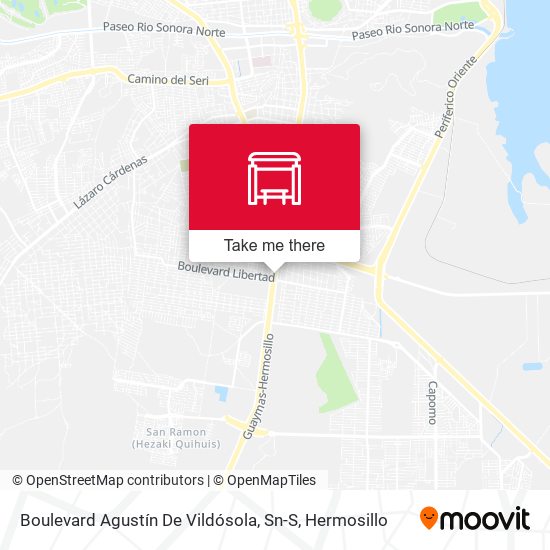Boulevard Agustín De Vildósola, Sn-S map