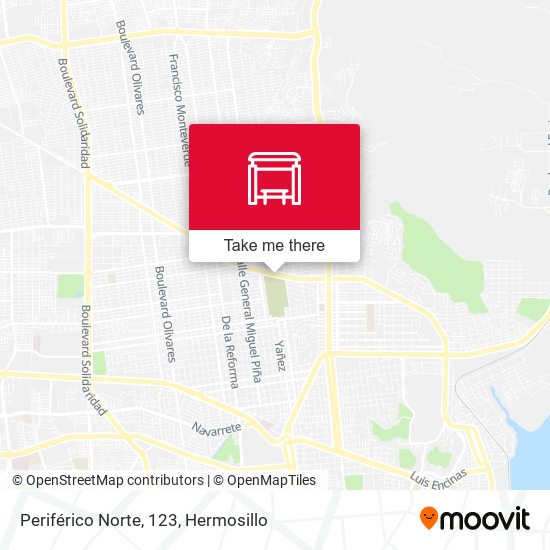 Periférico Norte, 123 map
