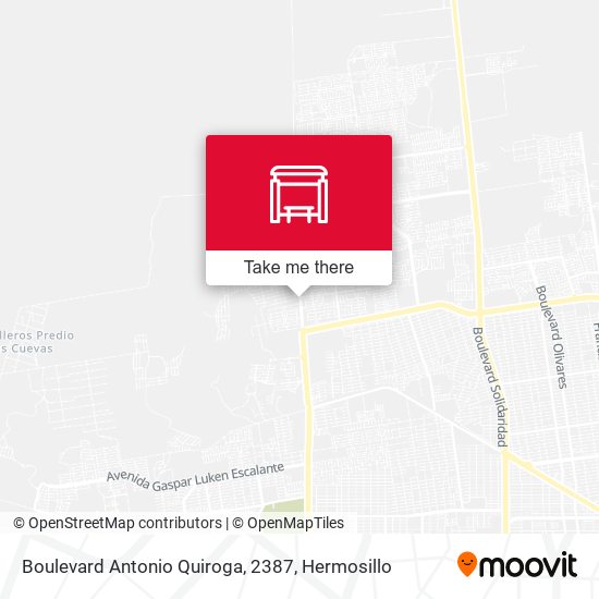 Mapa de Boulevard Antonio Quiroga, 2387
