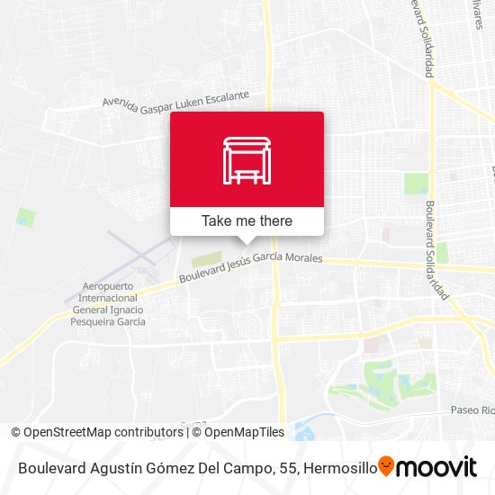 Boulevard Agustín Gómez Del Campo, 55 map