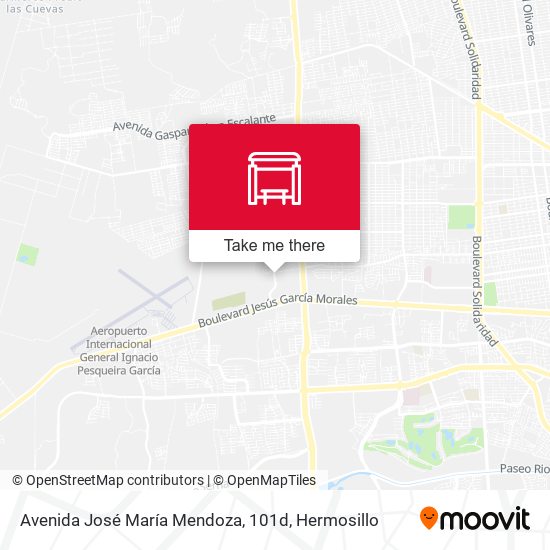 Avenida José María Mendoza, 101d map