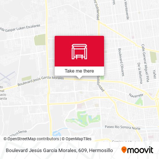 Mapa de Boulevard Jesús García Morales, 609