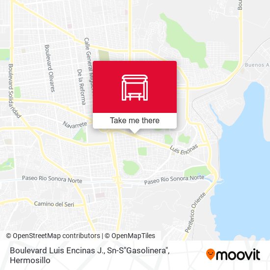 Mapa de Boulevard Luis Encinas J., Sn-S"Gasolinera"