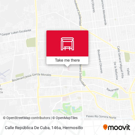 Mapa de Calle República De Cuba, 146a