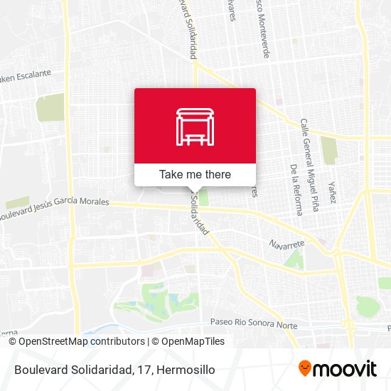 Boulevard Solidaridad, 17 map