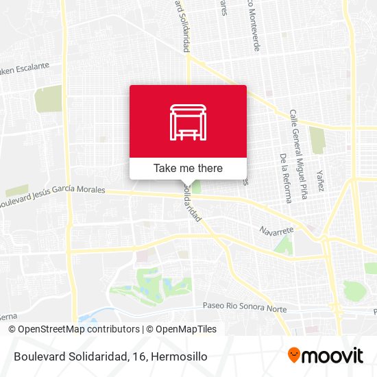 Boulevard Solidaridad, 16 map