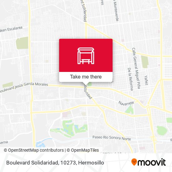 Mapa de Boulevard Solidaridad, 10273