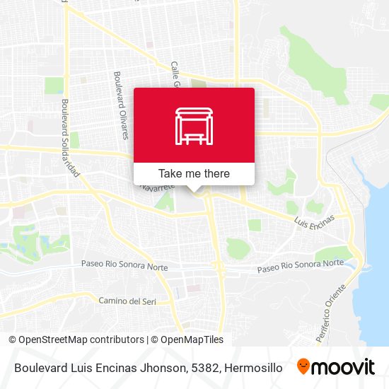 Boulevard Luis Encinas Jhonson, 5382 map