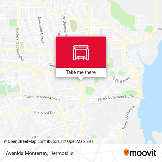Avenida Monterrey map