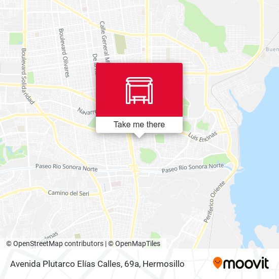 Avenida Plutarco Elías Calles, 69a map