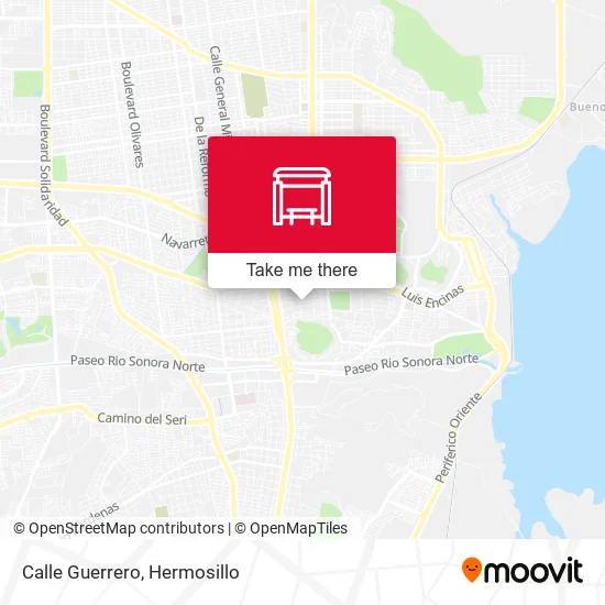 Calle Guerrero map