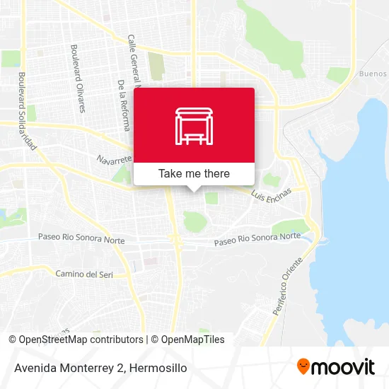 Avenida Monterrey 2 map