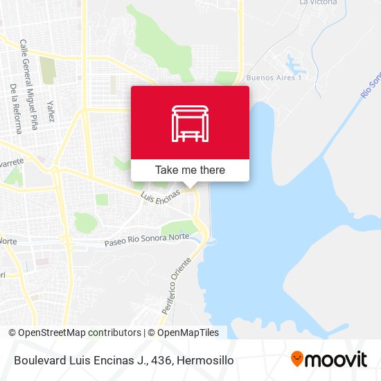 Boulevard Luis Encinas J., 436 map