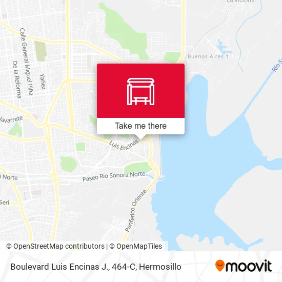Boulevard Luis Encinas J., 464-C map