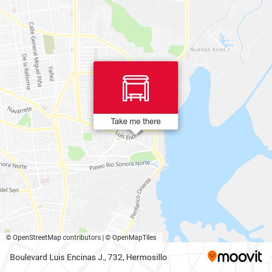 Mapa de Boulevard Luis Encinas J., 732