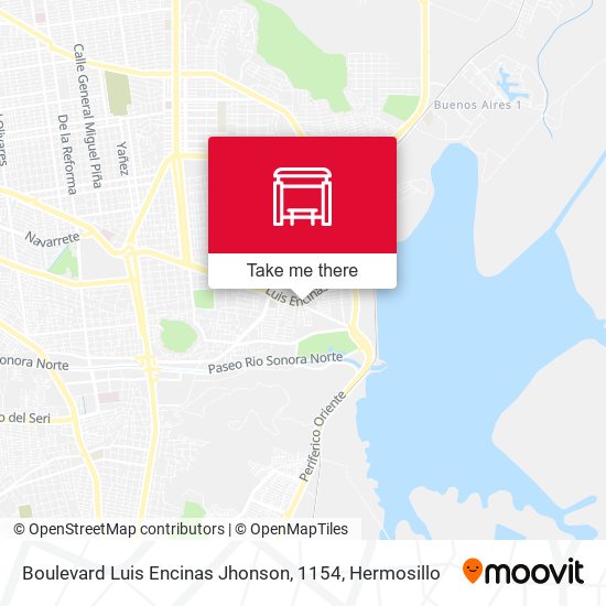 Boulevard Luis Encinas Jhonson, 1154 map