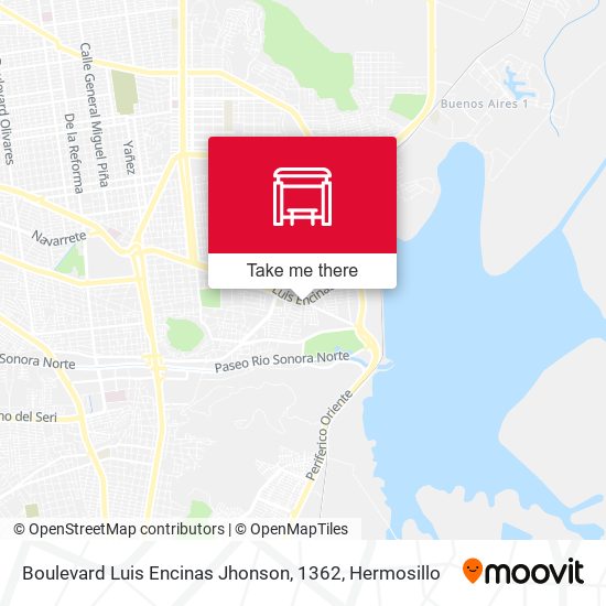 Boulevard Luis Encinas Jhonson, 1362 map