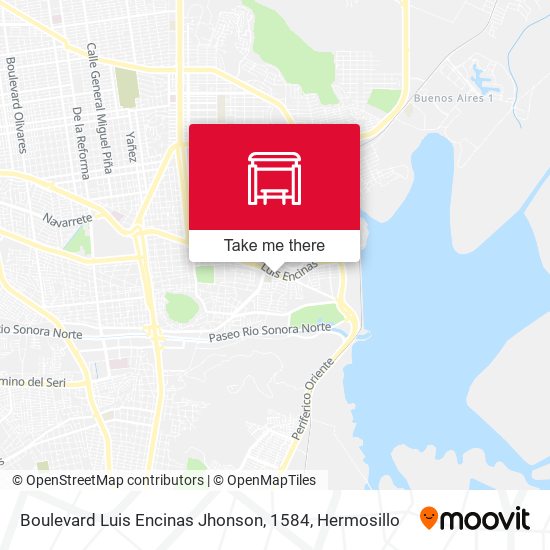 Boulevard Luis Encinas Jhonson, 1584 map