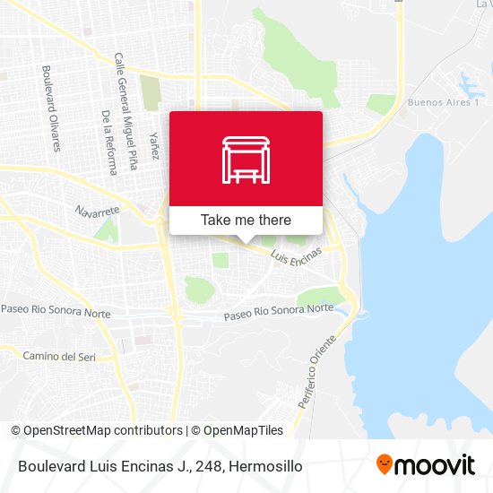 Mapa de Boulevard Luis Encinas J., 248