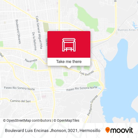 Boulevard Luis Encinas Jhonson, 3021 map