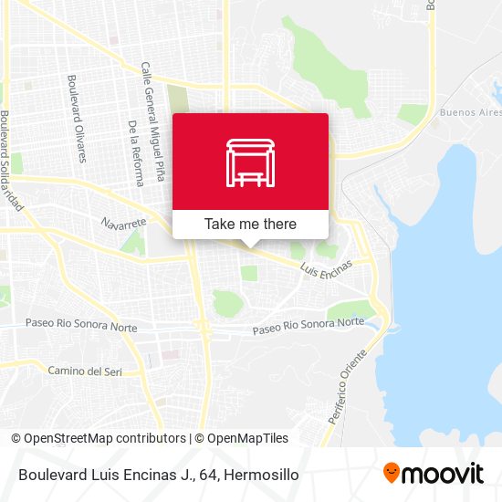 Boulevard Luis Encinas J., 64 map