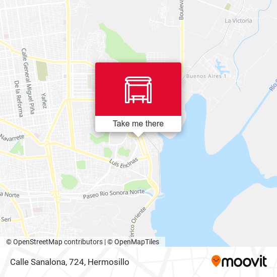 Mapa de Calle Sanalona, 724