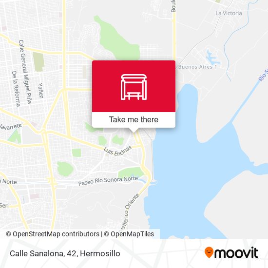 Calle Sanalona, 42 map