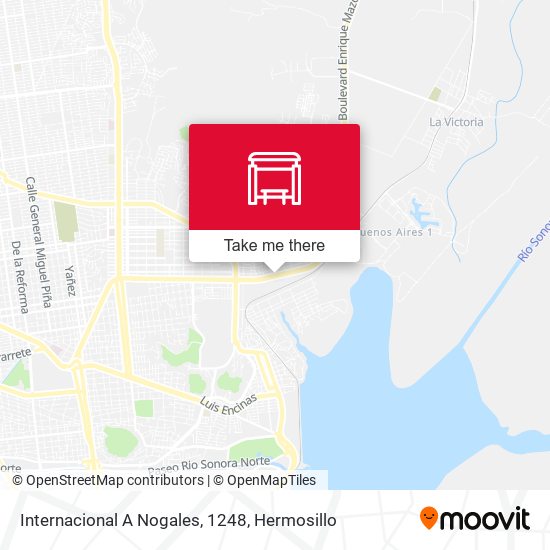Internacional A Nogales, 1248 map