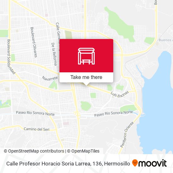 Mapa de Calle Profesor Horacio Soria Larrea, 136