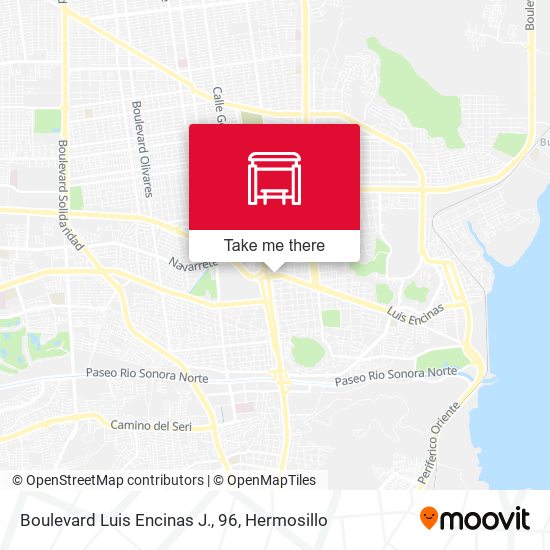Boulevard Luis Encinas J., 96 map