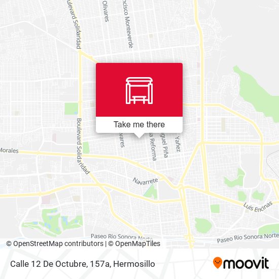 Calle 12 De Octubre, 157a map