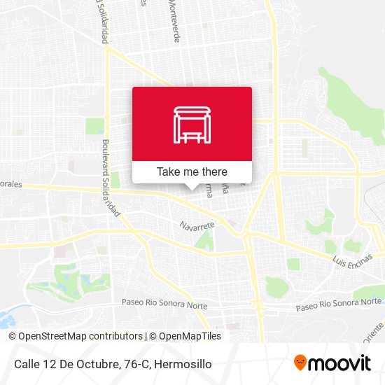 Calle 12 De Octubre, 76-C map