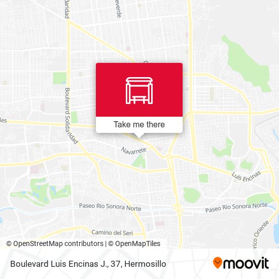 Boulevard Luis Encinas J., 37 map