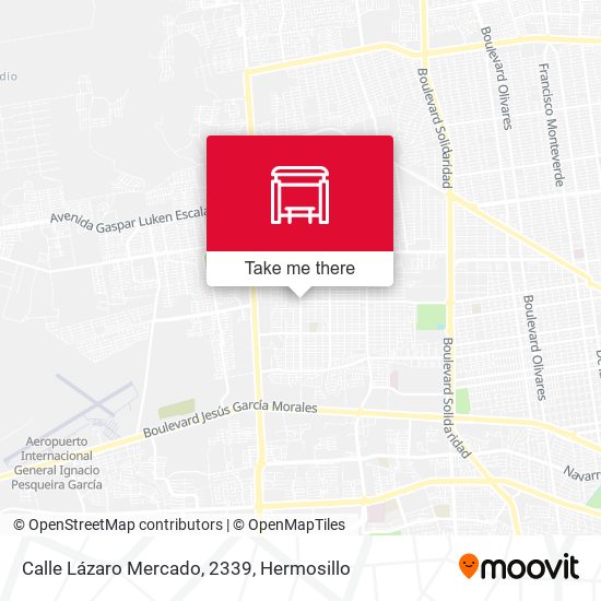 Calle Lázaro Mercado, 2339 map