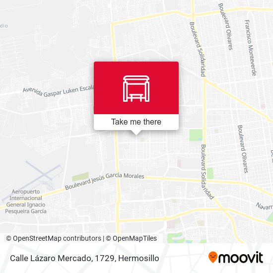 Calle Lázaro Mercado, 1729 map